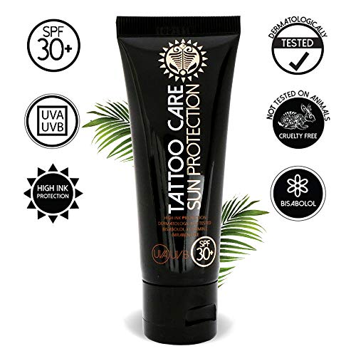 Tattoo Care Sunscreen – SPF 30+ Ointment for Tattoo Sun Protection - UVA/UVB ...