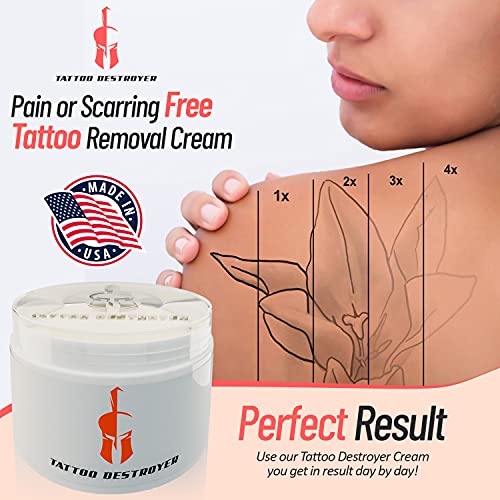 Tattoo Removal Cream Natural Fading system wrecking balm 2 week spartan perform