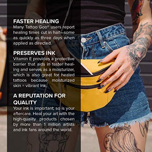 Tattoo Goo Tattoo Balm - The Original Aftercare Salve - 3/4 Ounce Tin (Packag...