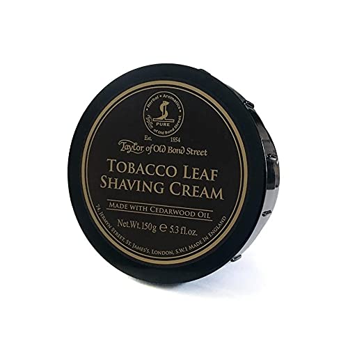 Taylor of Old Bond Street Tobacco Leaf Shaving Cream Bowl, 5.3 Ounce