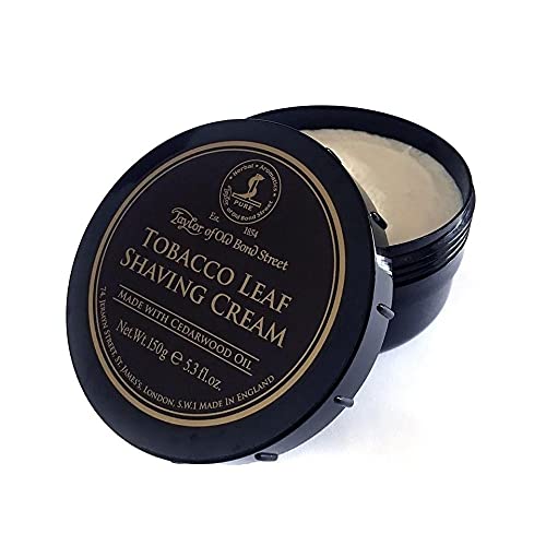 Taylor of Old Bond Street Tobacco Leaf Shaving Cream Bowl, 5.3 Ounce