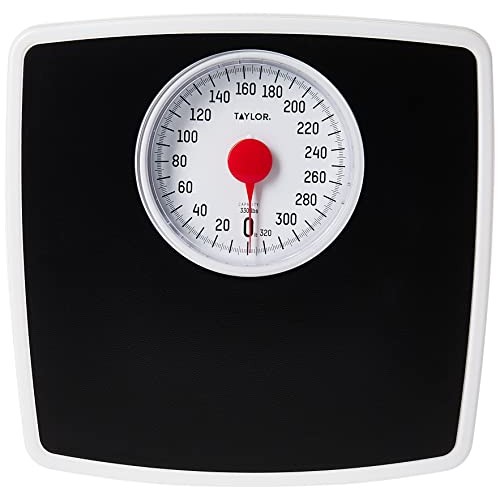 Taylor Precision Products Analog Scales for Body Weight, 330LB Capacity, Easy...