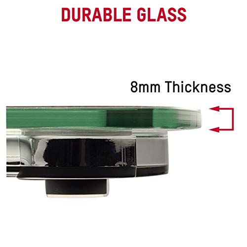 Taylor Precision Products Digital Bathroom Scale, Highly Accurate Body Weight...