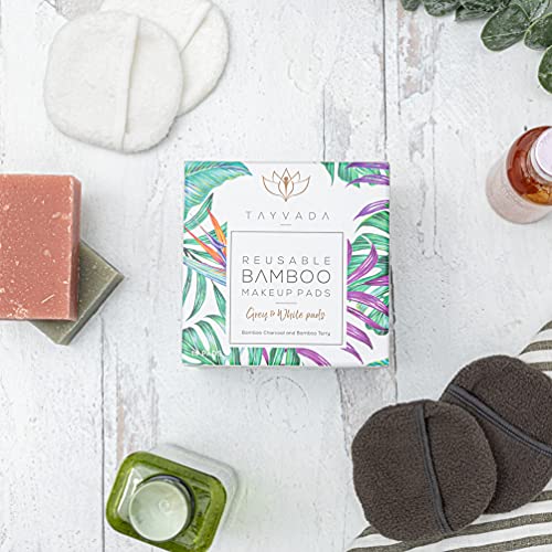 Luxury Bamboo Reusable Makeup Remover Pads, NYC, USA Brand (14 Pack), Four La...