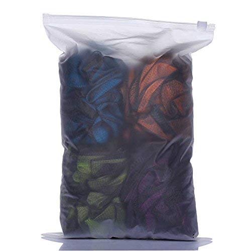 Loofah Bath and Shower Sponge Pouf,Mesh Brush Ball Exfoliating Body Scrubber ...