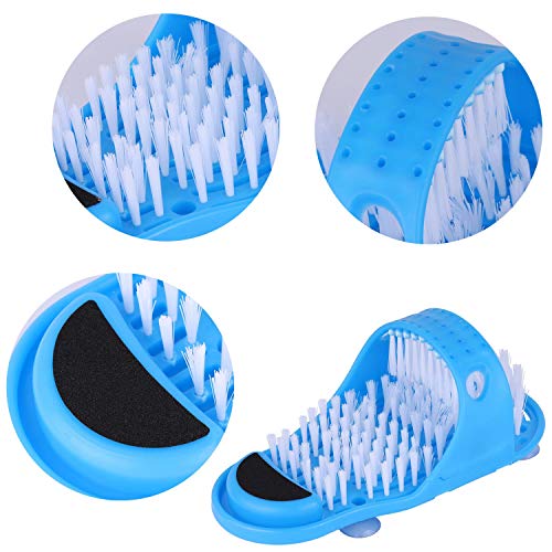 Tbestmax Magic Foot Scrubber Feet Cleaner Washer Brush for Shower Floor Spas ...
