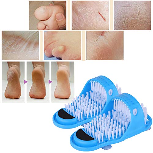 Tbestmax Magic Foot Scrubber Feet Cleaner Washer Brush for Shower Floor Spas ...