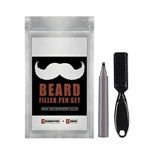 tbpersicwT Beard Filling Pen, Long Lasting Use Easily Multi-purpose Natural 4...