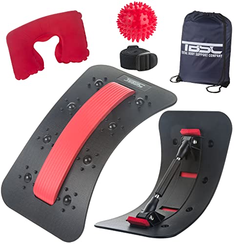 Adjustable Back Stretcher for Lower Back Pain Relief, Herniated Disc, Sciatic...