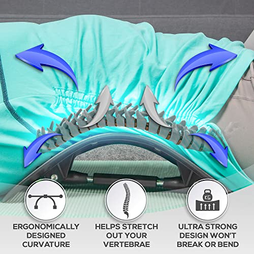 Adjustable Back Stretcher for Lower Back Pain Relief, Herniated Disc, Sciatic...