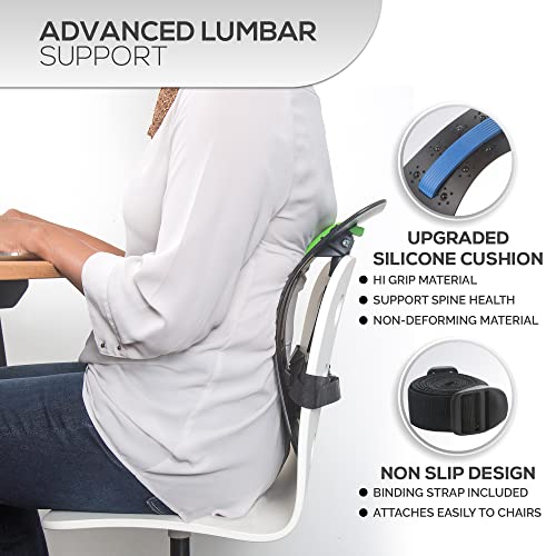 Adjustable Back Stretcher for Lower Back Pain Relief, Herniated Disc, Sciatic...