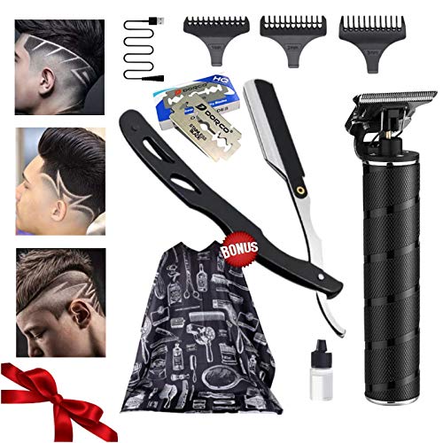 TCTEC Professional Outliner Hair Trimmer |Titanium Trimmer Bundle Set for Hai...
