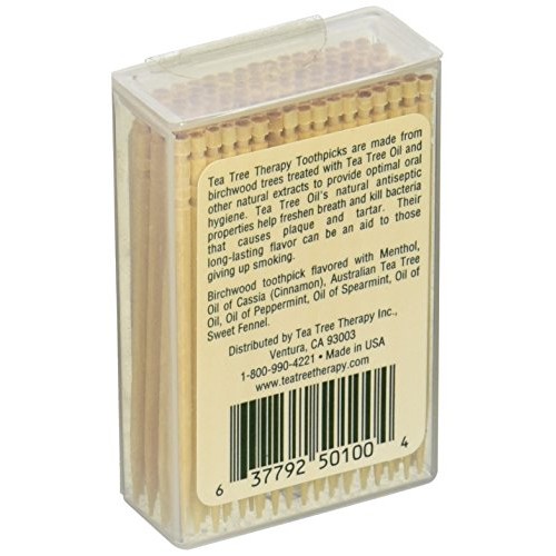 Tea Tree Therapy Mint Toothpicks 100 Ct (Pack of 1)