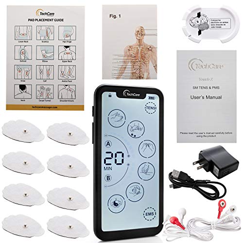 Tens Unit Muscle Stimulator 24 Massage Mode Tens EMS Machine Device Touchscre...