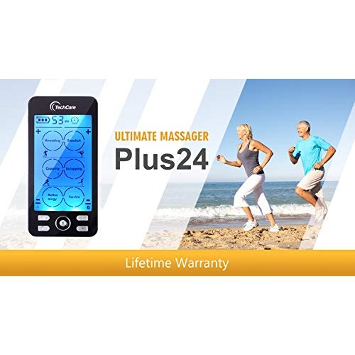 Tens Unit Plus 24 Rechargeable Electronic Pulse Massager Machine Multi Mode D...