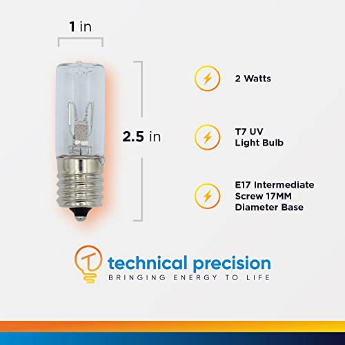 2W Ultraviolet Light Sanitizer Bulb Replacement for 423502504291 by Technical...
