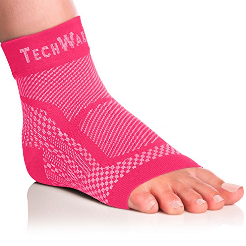 TechWare Pro Ankle Brace Compression Sleeve - Relieves Achilles Tendonitis, J...