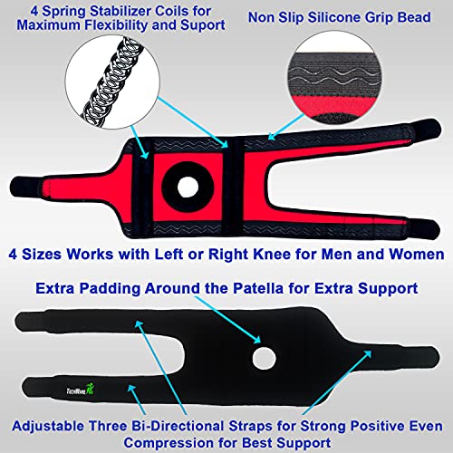 TechWare Pro Knee Brace Support - Relieves ACL, LCL, MCL, Meniscus Tear, Arth...