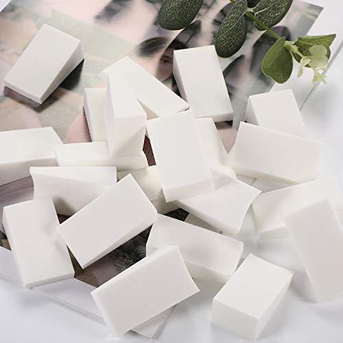 100 Pieces Cosmetic Sponges Latex Makeup Foam Wedges Foundation Beauty Tools ...
