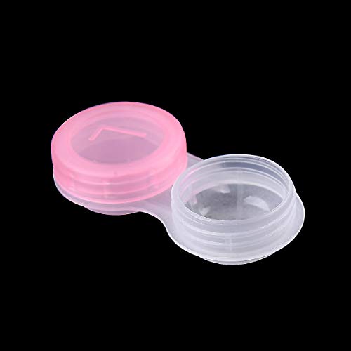 Teemico 60 Pcs Colorful Contact Lens Case Bulk Eye Lense Box Holder Container...