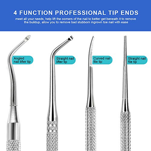 3pcs Ingrown toenail tool, Toenail File And Lifters, [ Upgraded ] Teenitor Pr...