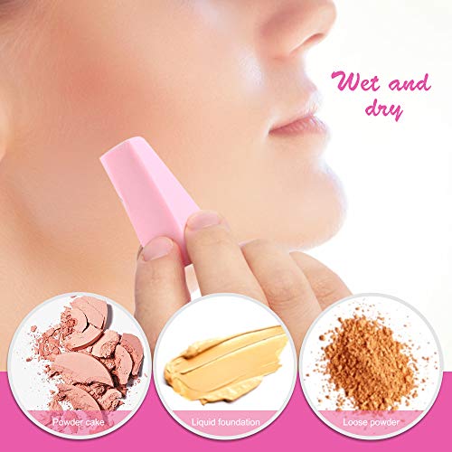 48 Pieces Makeup Sponge Blender For Face Curve Blending, Teenitor Latex Free,...