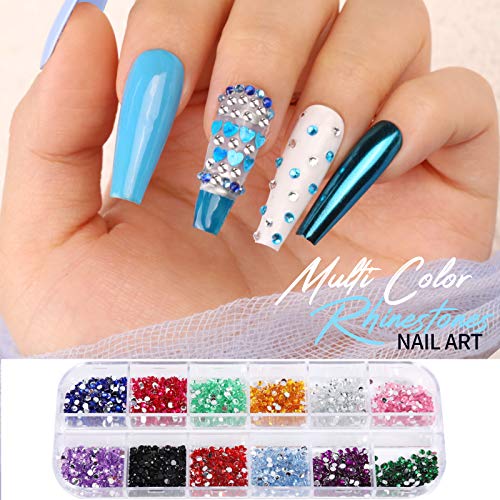 Nail Foil Stickers, 8 Sheets Butterfly Nail Art Stickers, Teenitor Nail Art D...
