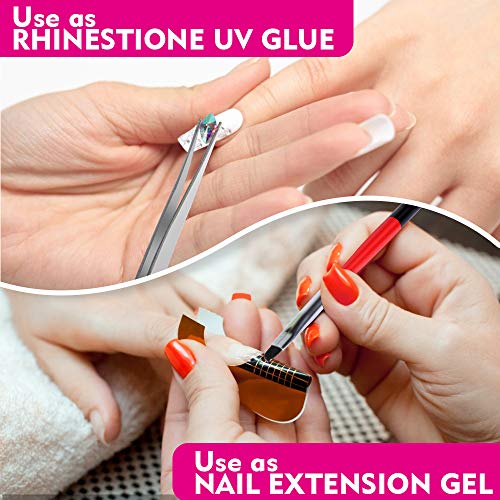 Rhinestones for Nails, Teenitor 1440pcs 6 Sizes Rhinestones Crystals and 120p...