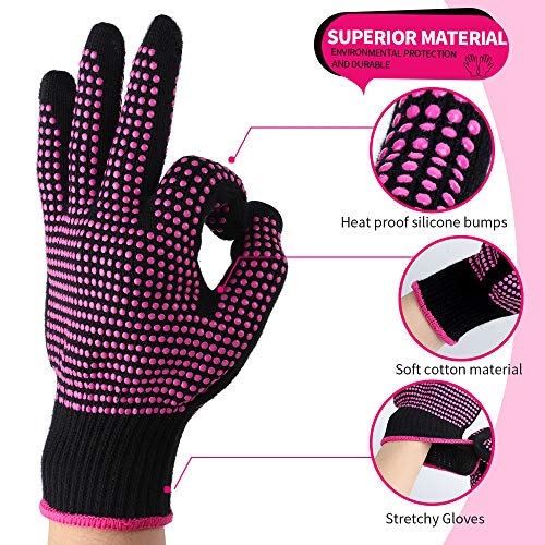 Teenitor 2 Pcs Heat Resistant Gloves With Silicone Bumps, (New Upgraded ) Pro...