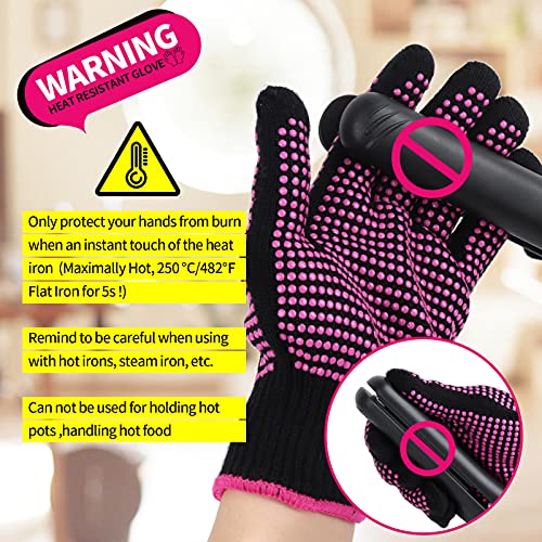 Teenitor 2 Pcs Heat Resistant Gloves With Silicone Bumps, (New Upgraded ) Pro...