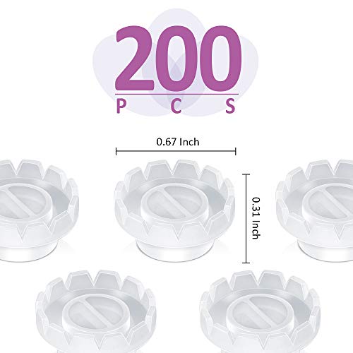 Teenitor 200 Pack Eyelashes Extension Volume Lashes Fan Blossom Cups, Glue Ho...