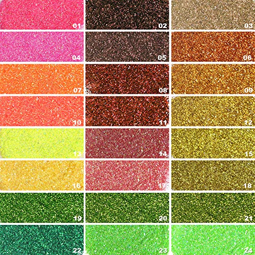 Teenitor 48 Colors Glitter Set, Fine Glitter for Resin, Arts and Craft Suppli...