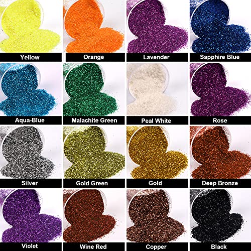 Teenitor Glitter, Fine Glitters and Holographic Chunky Glitters,Glitter for N...