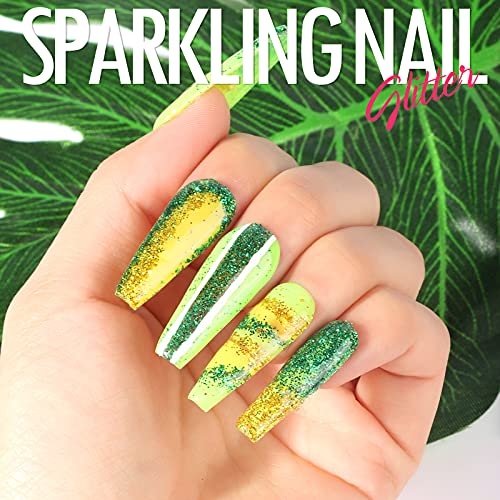 Teenitor Glitter, Fine Glitters and Holographic Chunky Glitters,Glitter for N...