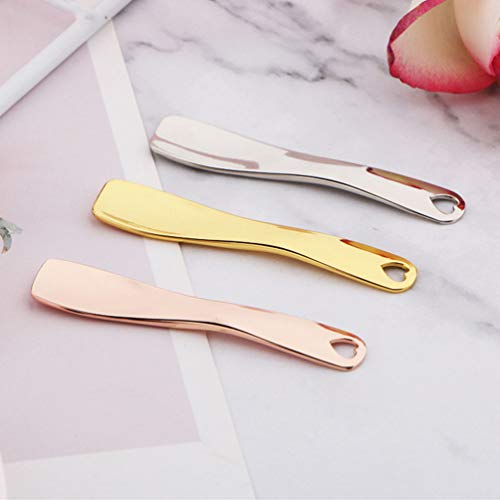 3 Pcs Metal Cosmetic Spoon Spatulas Makeup Skin Care Facial Cream Mask Scoop ...