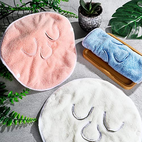 3 Pieces Reusable Face Towel Mask Anti Aging Facial Steamer Towel Moisturizin...