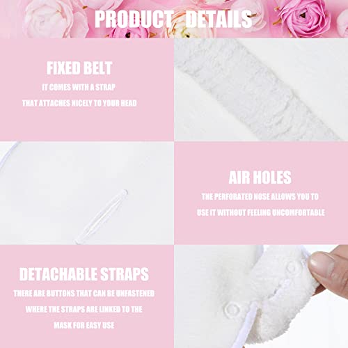 3 Pieces Reusable Face Towel Mask Cold Hot Compress Facial Steamer Towel Mask...