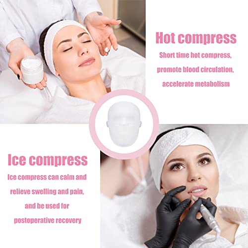 3 Pieces Reusable Face Towel Mask Cold Hot Compress Facial Steamer Towel Mask...