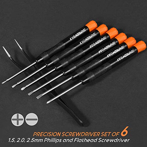 Eyeglass Repair Tools Kit, TEKPREM Glasses Screwdriver Set with Screws, Nose ...