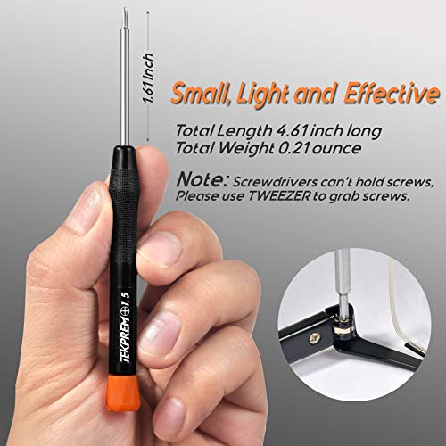 Eyeglass Repair Tools Kit, TEKPREM Glasses Screwdriver Set with Screws, Nose ...