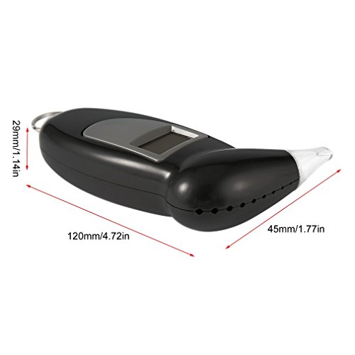 Tektrade Professional Breathalyzer Keychain, Portable Breath Alcohol Tester R...