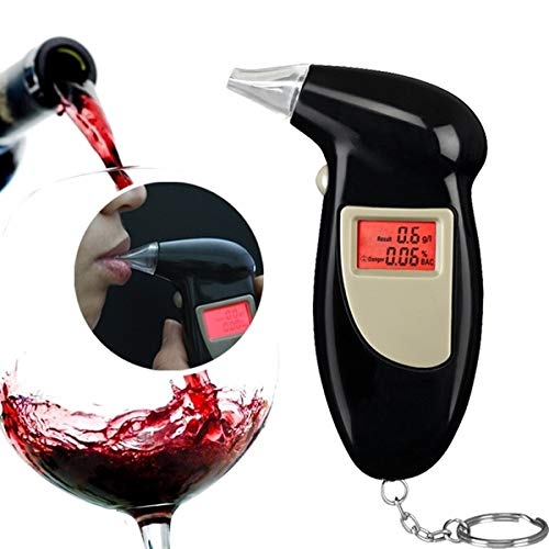 Tektrade Professional Breathalyzer Keychain, Portable Breath Alcohol Tester R...