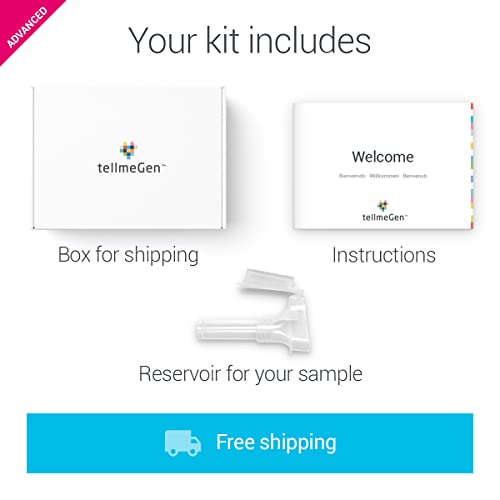 tellmeGen Advanced DNA Test | (Health + Traits + Wellness + Origins) | What Y...