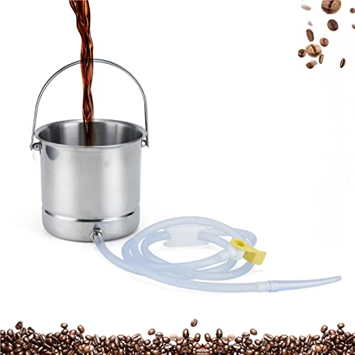 TEMONTIAN Coffee Enema Bucket Kit, Stainless Steel Bucket, Home Colonic Kit，...