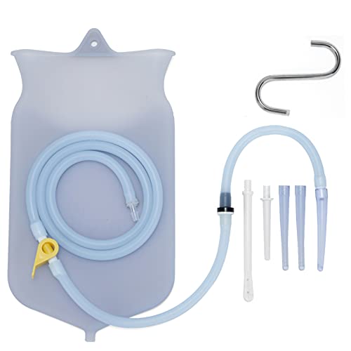 TEMONTIAN Enema Bag Kit for Colon Cleansing, Enema Kit for Colon Detox Coffee...
