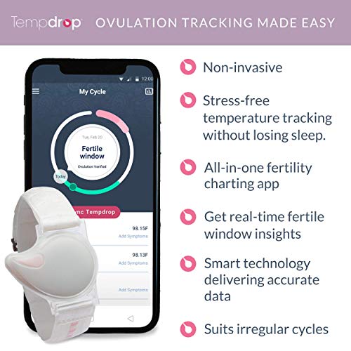 Tempdrop Fertility and Ovulation Tracker – Wearable Basal Body Temperature (B...