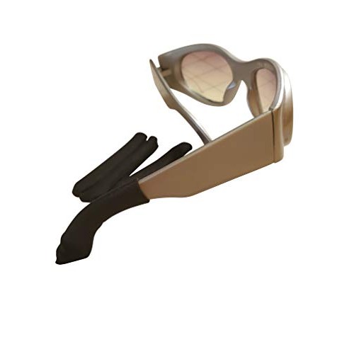 Anti-Slip Soft Eyeglass Temple Tip Sleeves Comfort for Men, Women & Kids - Bl...
