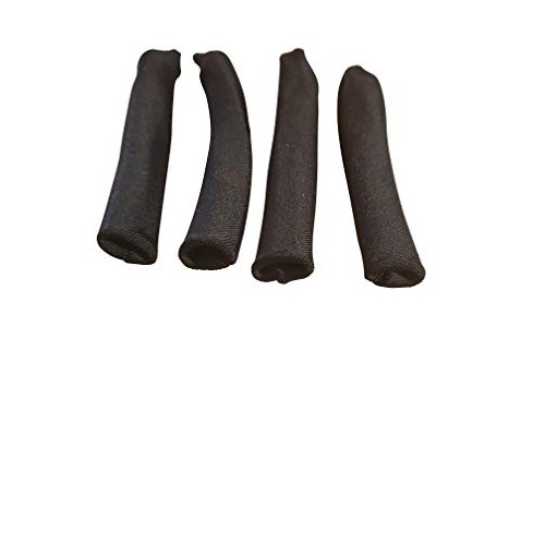 Anti-Slip Soft Eyeglass Temple Tip Sleeves Comfort for Men, Women & Kids - Bl...