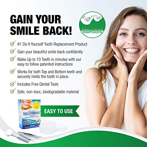 Temptooth #1 Seller Trusted Patented Temporary Tooth Replacement Product
