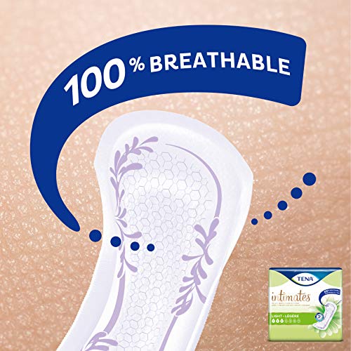 Tena Incontinence Ultra Thin Pads for Women, Light, Regular, 30 Count